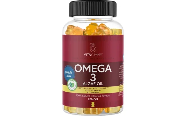 Vitayummy Omega 3 Algae Oil - Lemon 60 Pieces product image