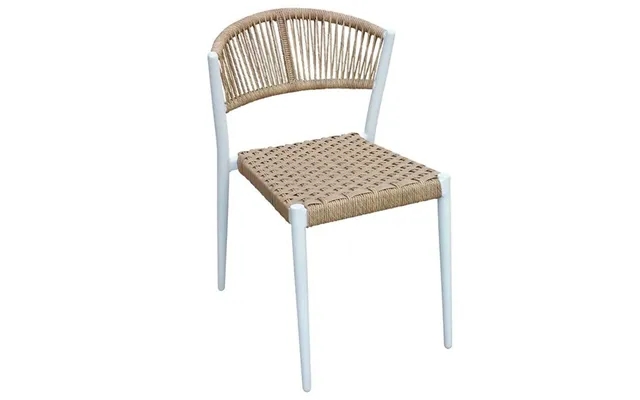 Astrid wicker chair in white - house of sander product image