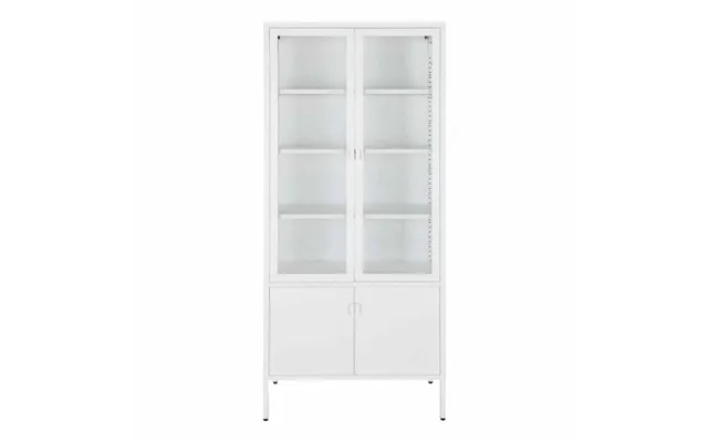 Brisbane china cabinet 180 cm in metal with glass doors - norliving product image