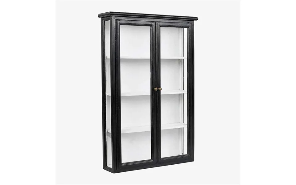 Classic Wall Cabinet In Wood. 120x82 Cm. Black White - Norliving