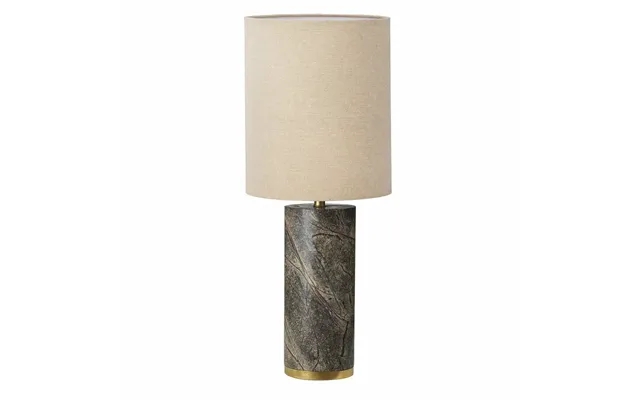 Ella marble lamp forest green m. Chambray screen - cozy living copenhagen product image