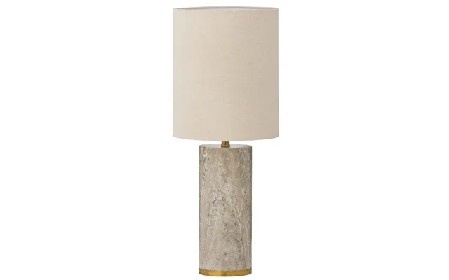 Ella marble lamp in beige m. Chambray screen - cozy living copenhagen product image