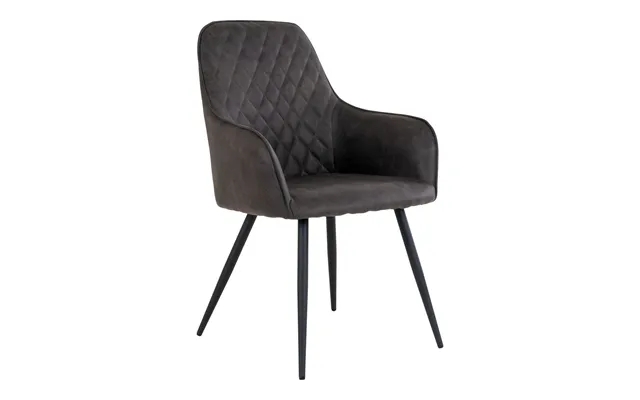 Harboring dining chair - dark gray microfiber, house nordic product image