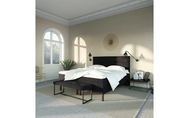 Imperia lux box spring - velvet anthracite, karma beds product image