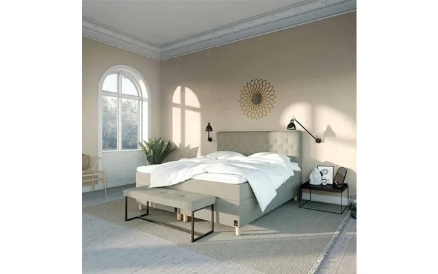 Imperia lux continental 3-delt cover - velvet beige, karma beds product image