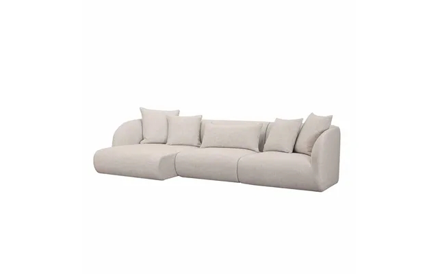 Pebble 3-pers bed - chaise left - - norliving product image