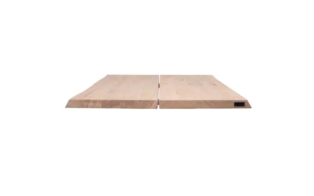 Plank table 200x103 cm hugin white oiled massive oak - house of sander product image