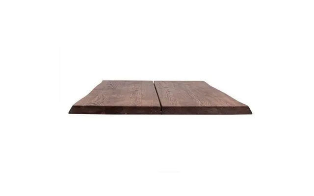 Plank table 200x103 cm hugin in smoked massive oak, own gates - step product image