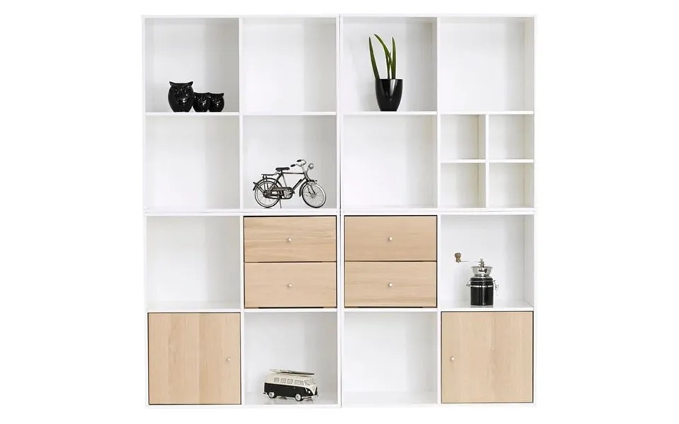 Square bookcase - select himself color - norliving