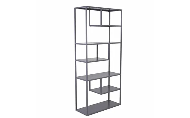Steel bookcase 85x188 gray - venture design product image