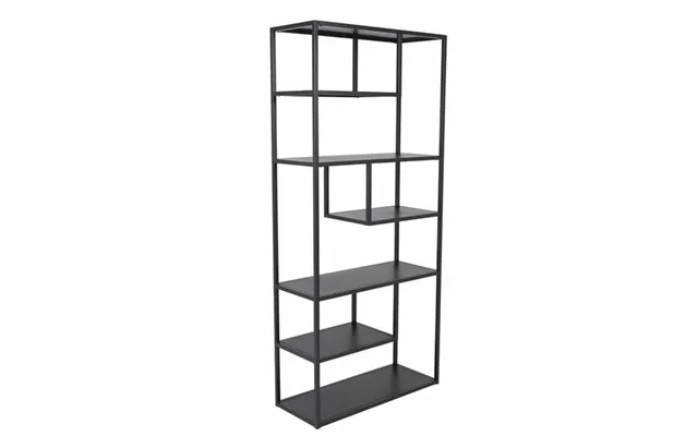 Steel bookcase 85x188 black - venture design product image