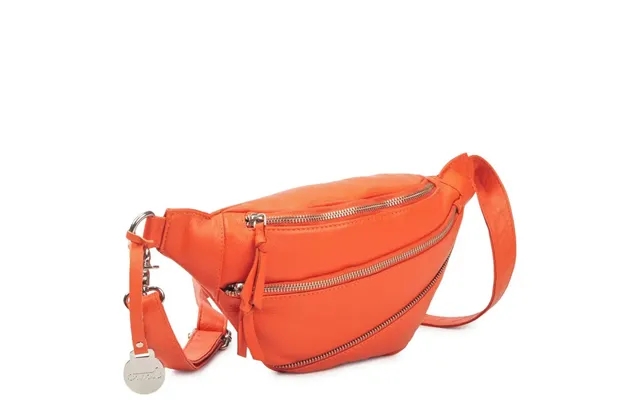 Style Ghita I Smukt Orangefarvet Læder Flot - Cool Bumbag I Lækkert Læder M product image