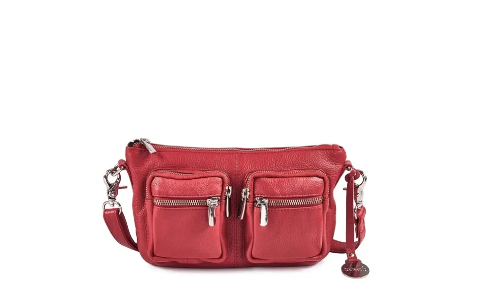 Style Granada I Flot Rød Læder Få Stk. På Lager . Suveræn Kombineret Skuldertaske Crossbody Bumbag