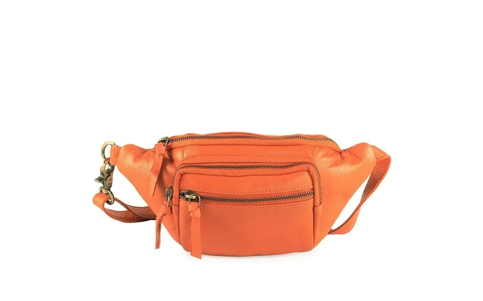 Style Indiana In Orange. Great Less Bumbag Belt Bag In Quality Leather