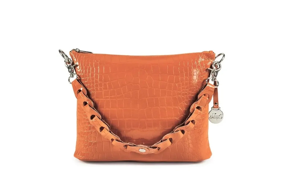 Style Kiss In Orange. Über Cool Clutch - Handbag Past, The Laws Shoulder Bag In Skins With Great Embossing