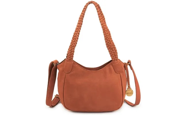 Style Lucca Lædertaske I Cognac-brun. Skøn Skulder- Og Crossbody Skindtaske M product image