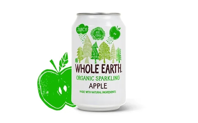 Apple soda in can wholesourcing earth økologisk - 330 ml product image
