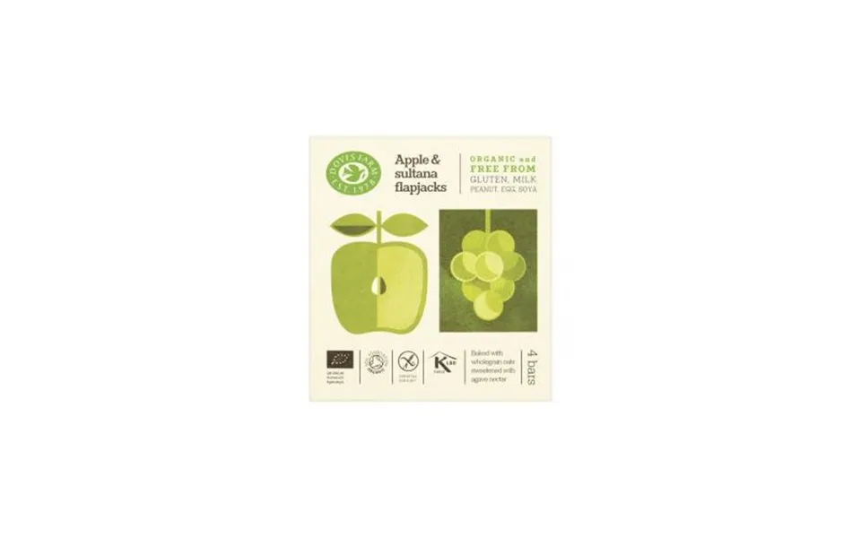 Apple & Sultana Flapjack Organic 4 Pak - 140 Gram