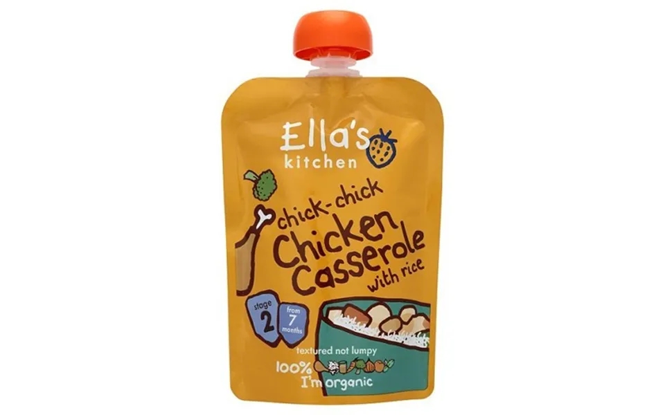 Ella s kitchen chicken casserole with rice 7 months. Ø - 130 g