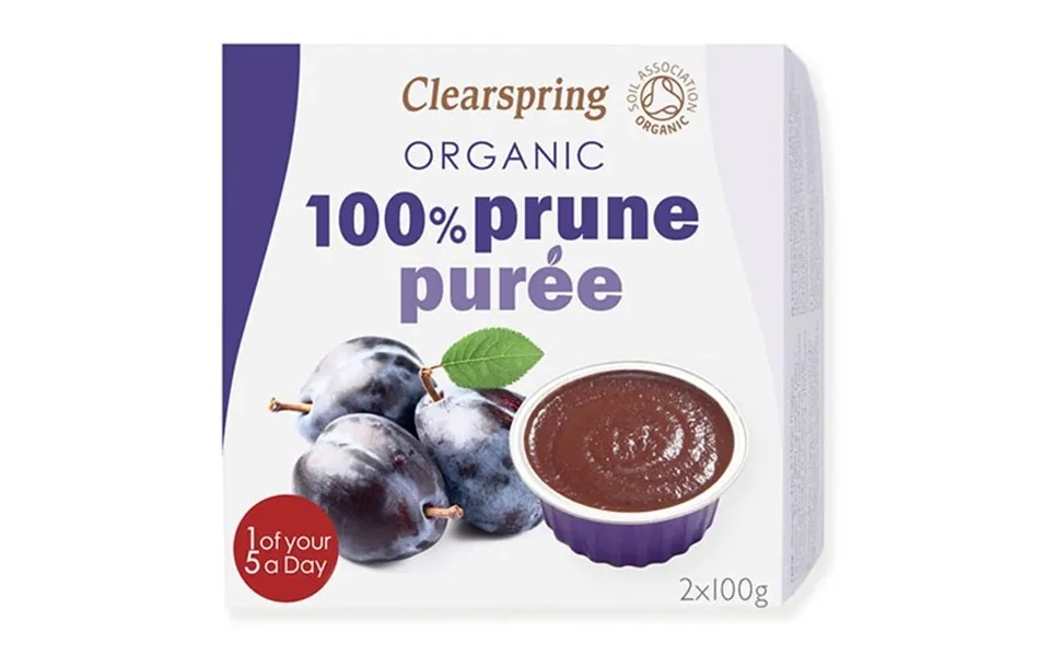 Blomme Puré 2 X 100 Gr Økologisk - 200 Gram