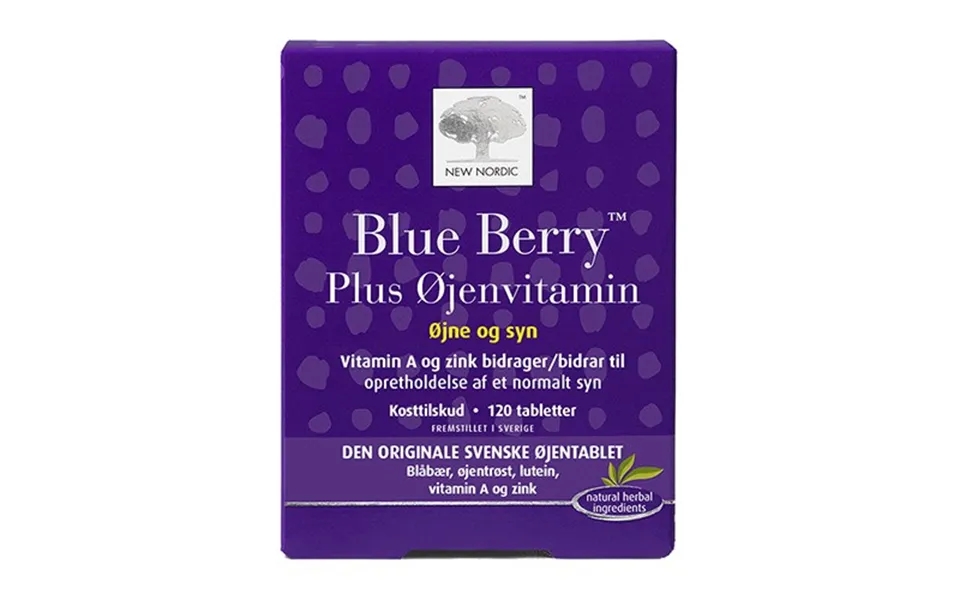 Blue Berry Øjenvitamin 10 Mg - 120 Tab