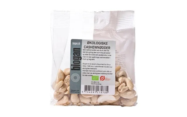 Cashewnødder Økologisk - 100 Gram product image