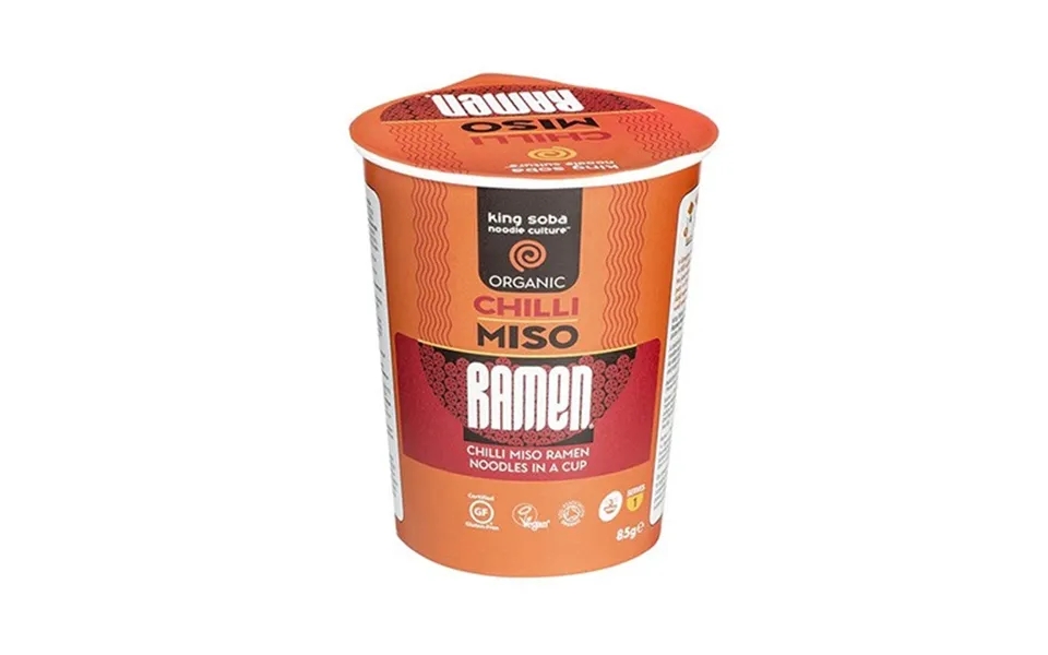 Chili Miso Ramen Instant Cup Økologisk - 85 Gram