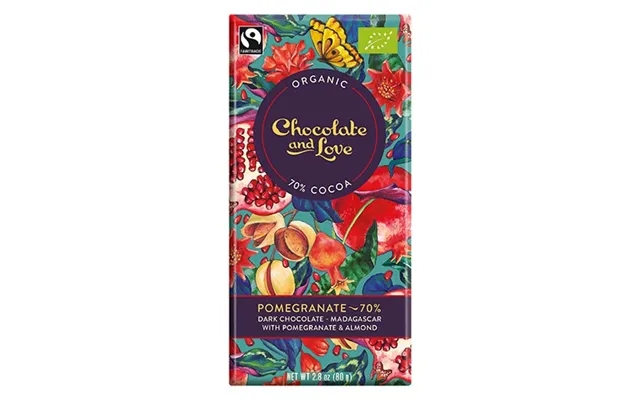 Chocolate pomegranate 70% - 80 gram product image