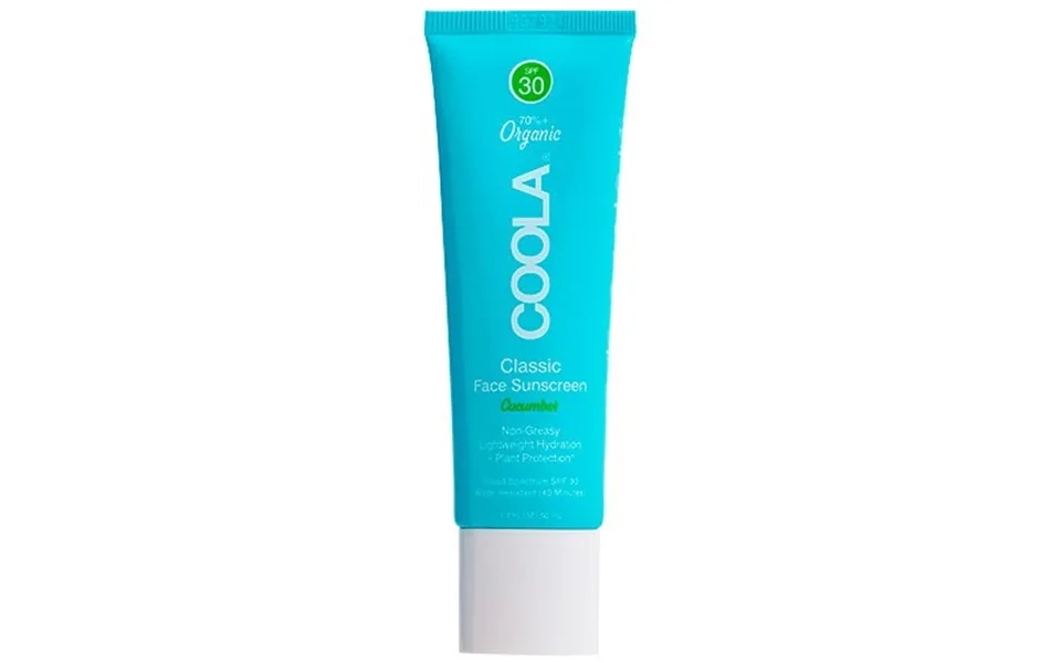 Coola classic face sunscreen cucumber spf 30 stop beauty waste 50 ml