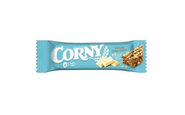 Corny 0% added sugar - white chocolate product image