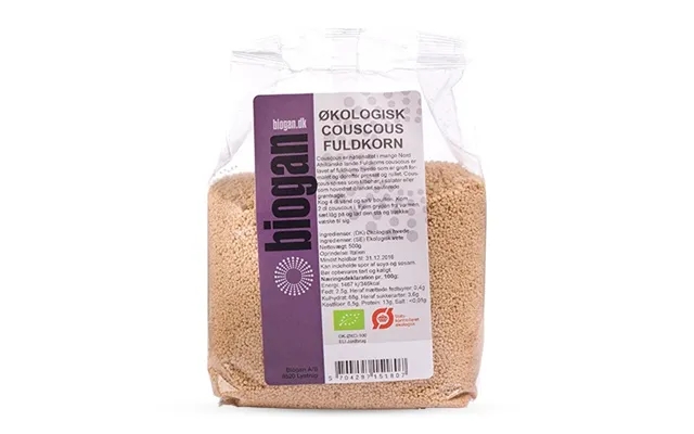 Couscous Fuldkorn Økologisk - 500 Gram product image