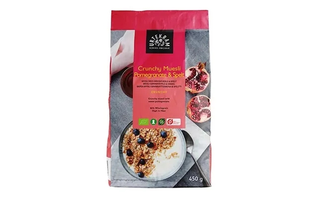 Crunchy Mysli Granatæble & Spelt Økologisk - 450 Gram product image