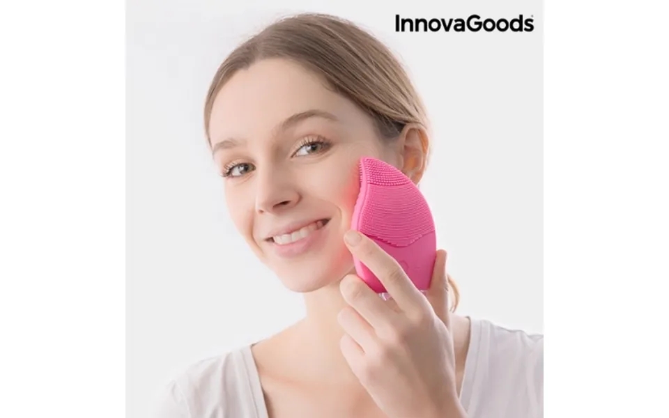 Rechargeable cleansing face brush with massage - innovagoods