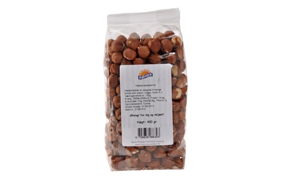 Hazelnuts Økologisk - 400 Gram