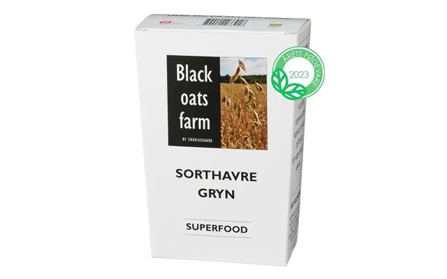 Oatmeal black, grovvalsede, gluten, økologisk - 835 gram product image