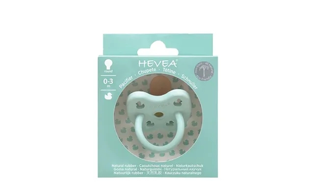 Hevea Pacifier Mint 0-3 Months Rund - 1 Pieces product image