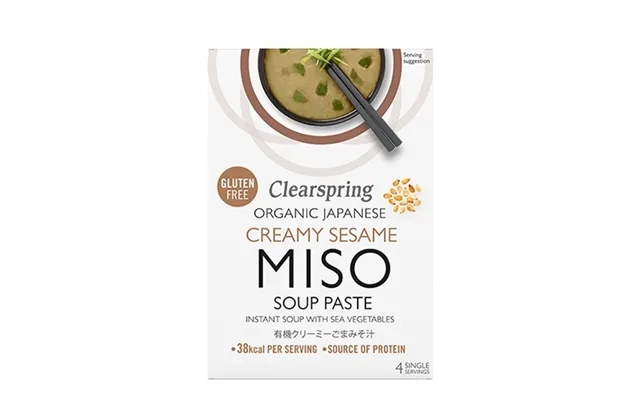 Instant miso soup creamy sesame økologisk - 60 gram product image