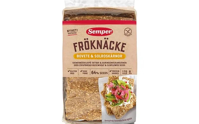 Crispbread m. Buckwheat past, the laws solsikkekerner - 170 gram product image