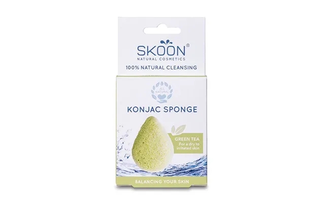 Konjak Svamp Green Tea - 1 Styk product image