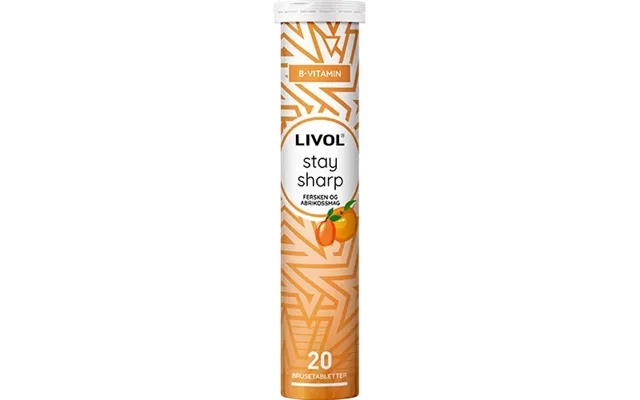 Livol Stay Sharp, Fersken Og Abrikossmag - 20 Tabletter product image
