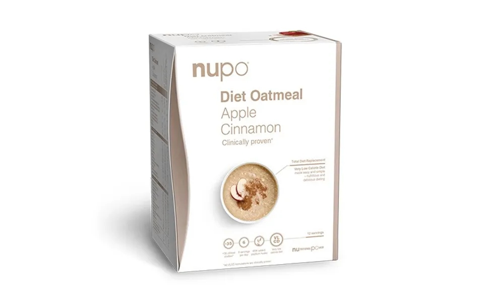 Nupo Diet Oatmeal Apple Cinnamon - 384 Gram