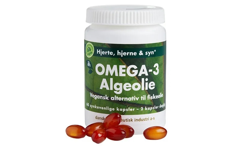 Omega-3 Algeolie Kosttilskud 60 Stk
