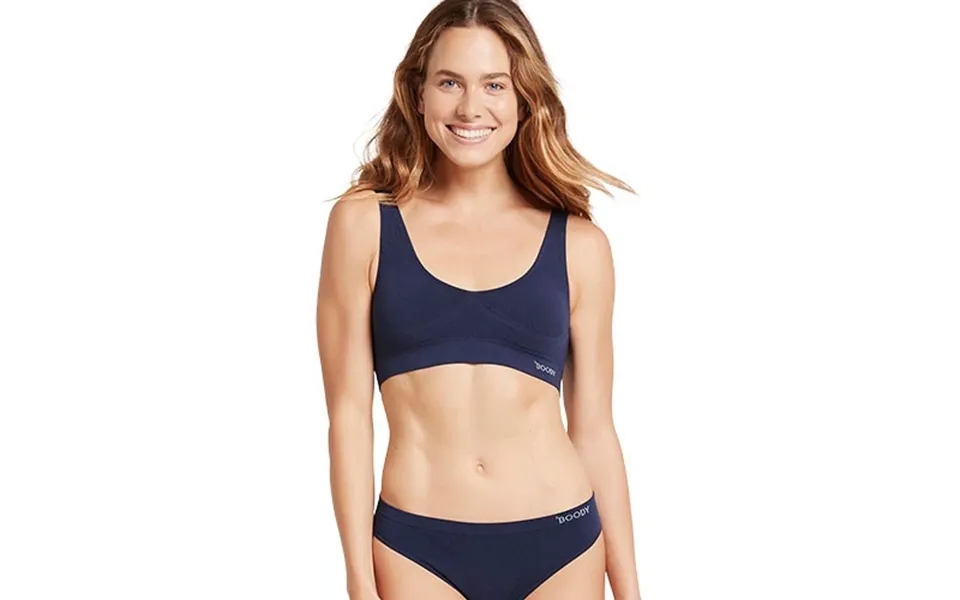 Padded Shaper Crop Bra Navy - Xsmall