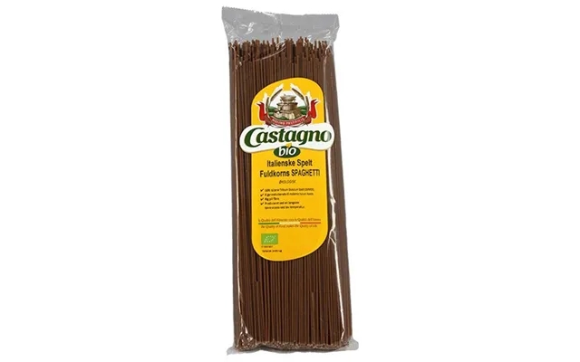 Spelled spaghetti wholemeal økologisk - 500 gram product image