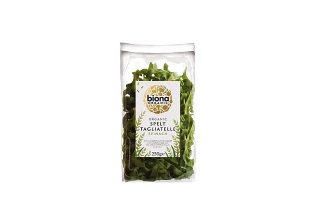 Spelled tagliatelle spinach pasta økologisk - 250 gram product image