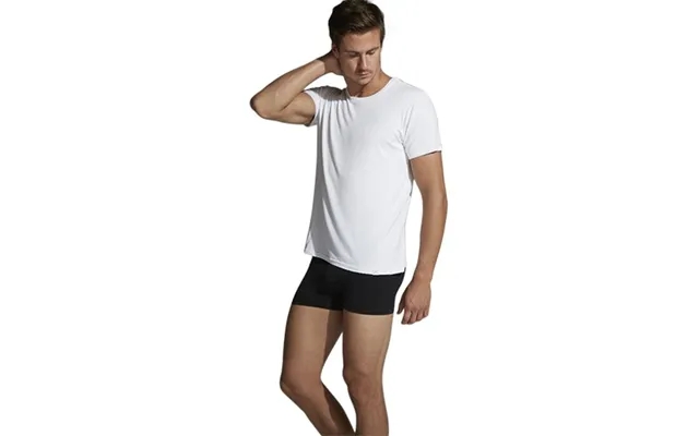 T-shirt man white crew-neck - large product image