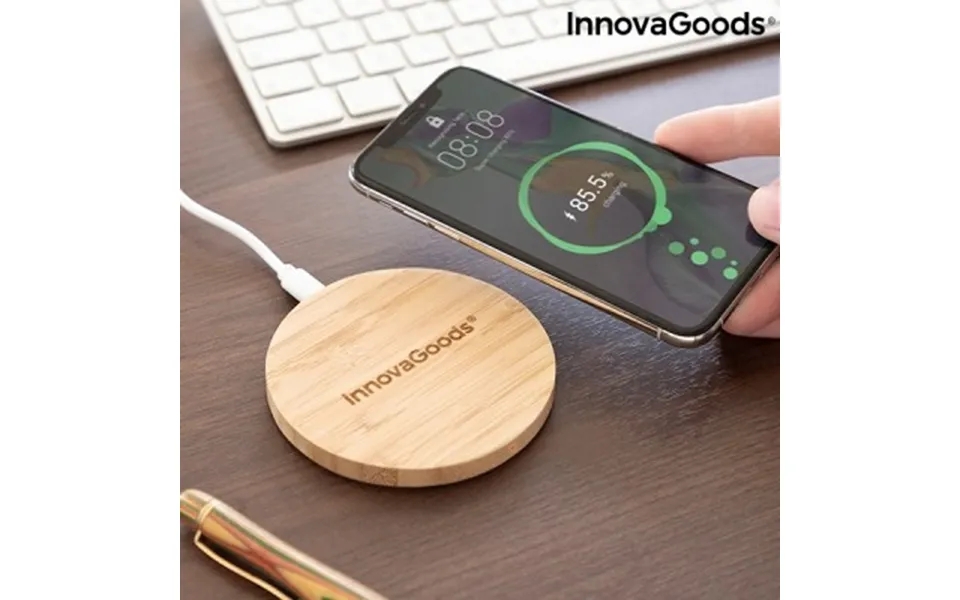 Wireless Charger In Bamboo Wirboo - Innovagoods