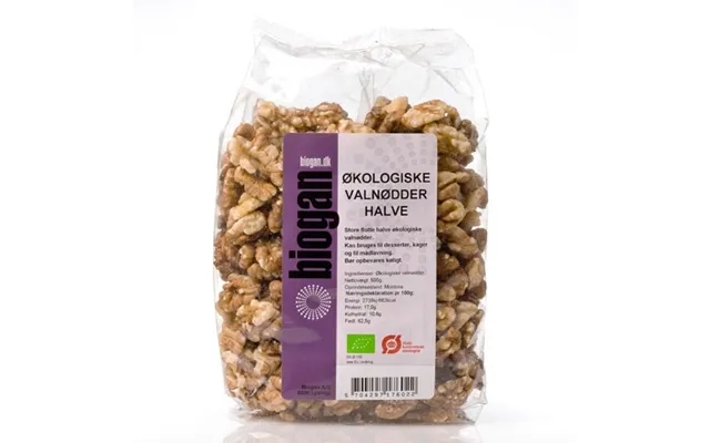 Walnuts half økologisk- 500 gr - biogan product image