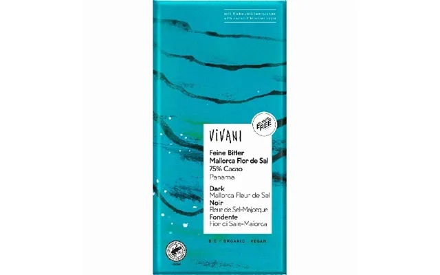 Vivani Mørk M. Mallorca Salt Økologisk - 80 Gram product image