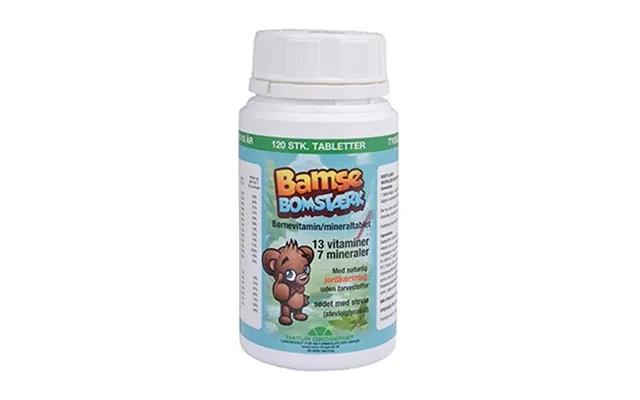 Bamse Bomstærk Vitaminer Med Naturlig Sukker - 120 Stk. product image